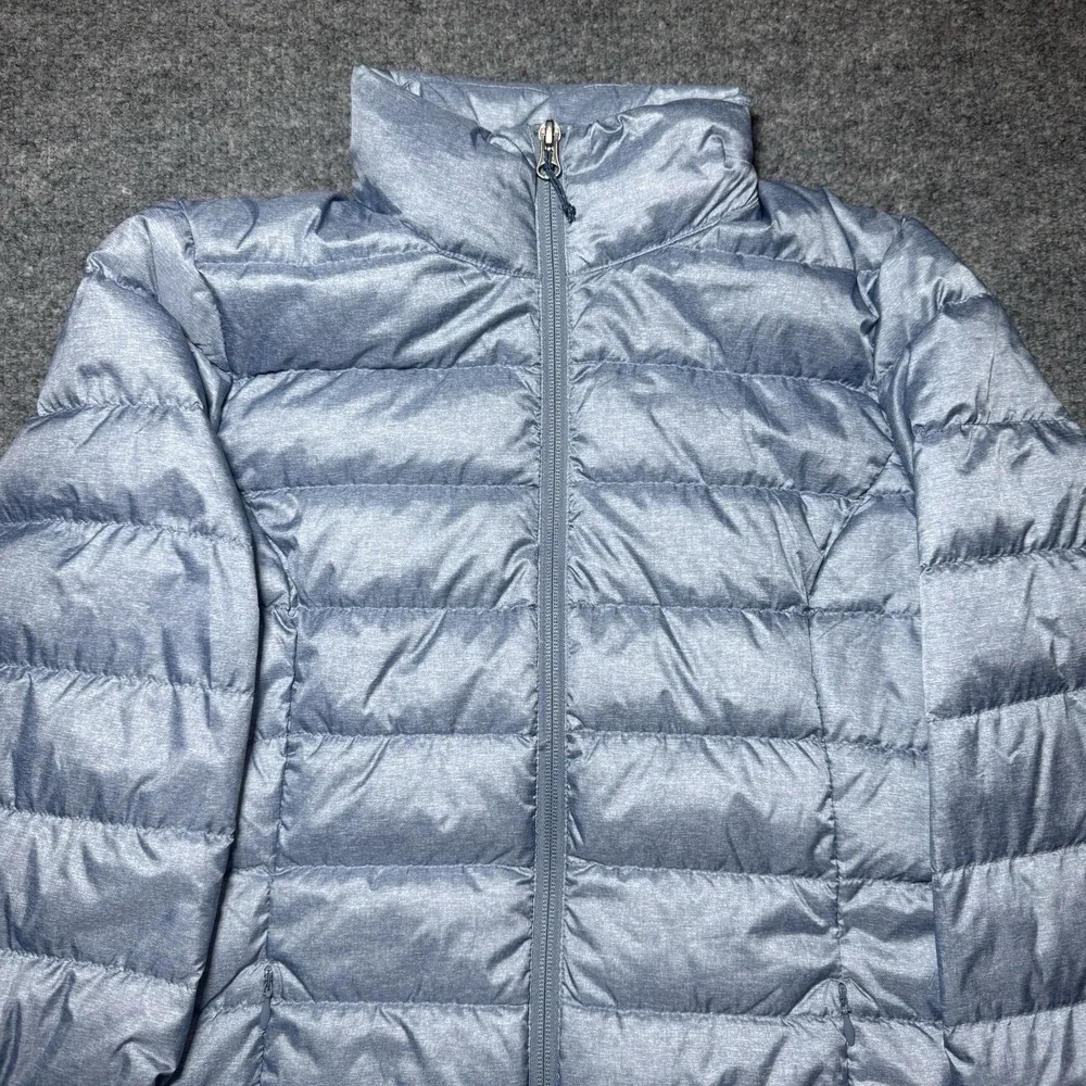 Eddie Bauer Down EB650 Jacket Women's XS‎ Puffer Packable Warm Silver Gray